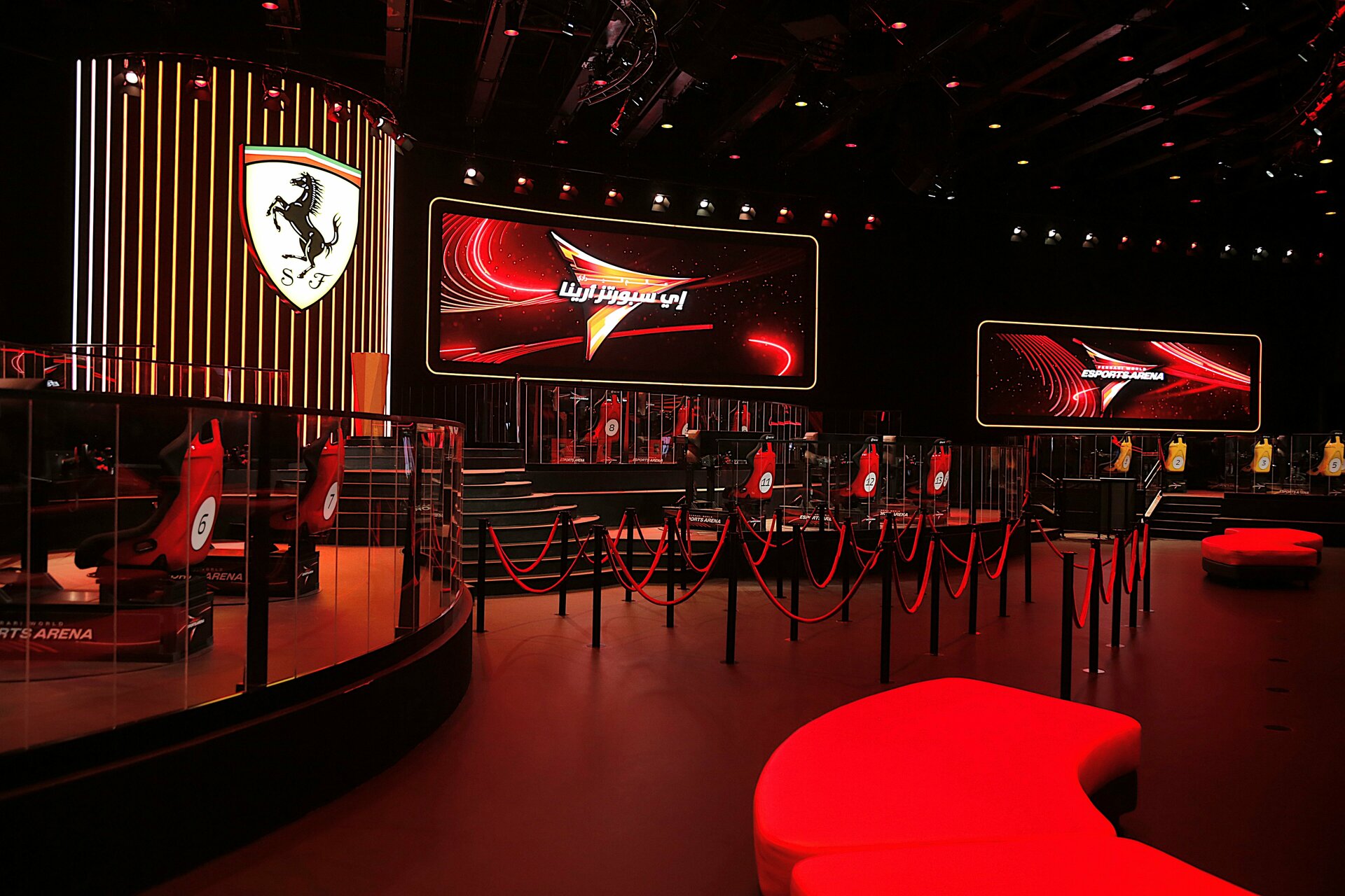 Ferrari World Abu Dhabi event branding